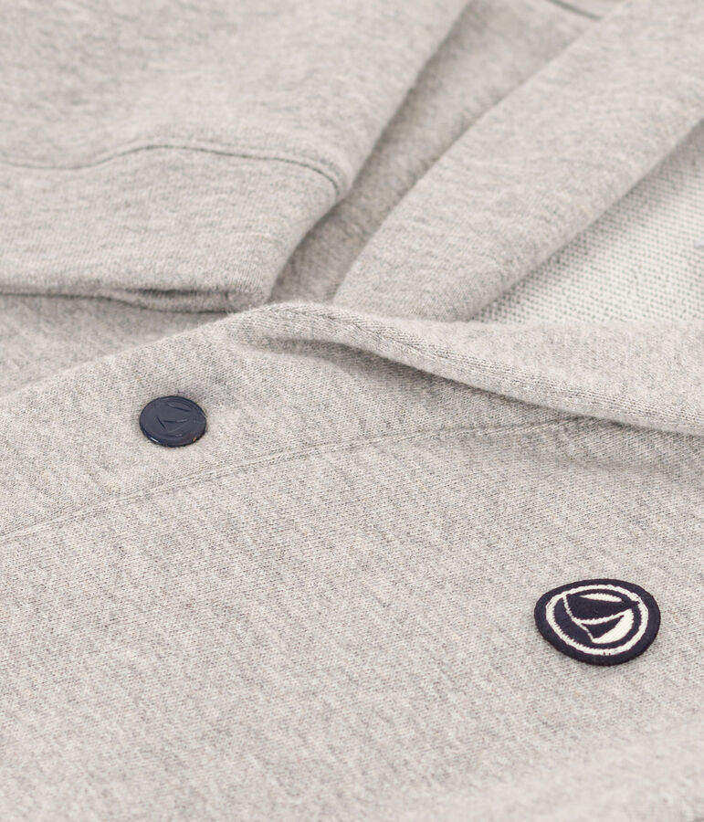 Cardigan en coton enfant gar&ccedil;on gris CHATON CHINE