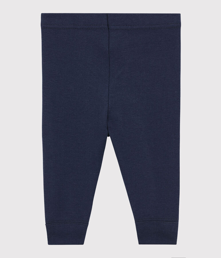 Legging b&eacute;b&eacute; fille uni bleu