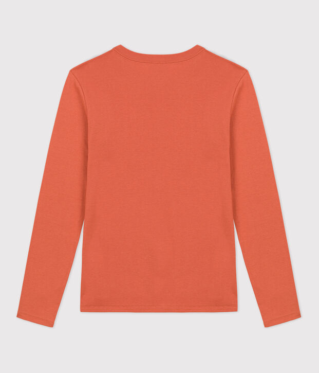 Tee-shirt L'ICONIQUE col rond en coton Femme rose