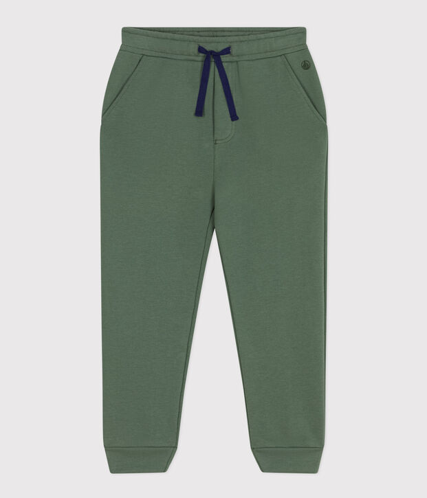 Pantalon de jogging enfant gar&ccedil;on vert