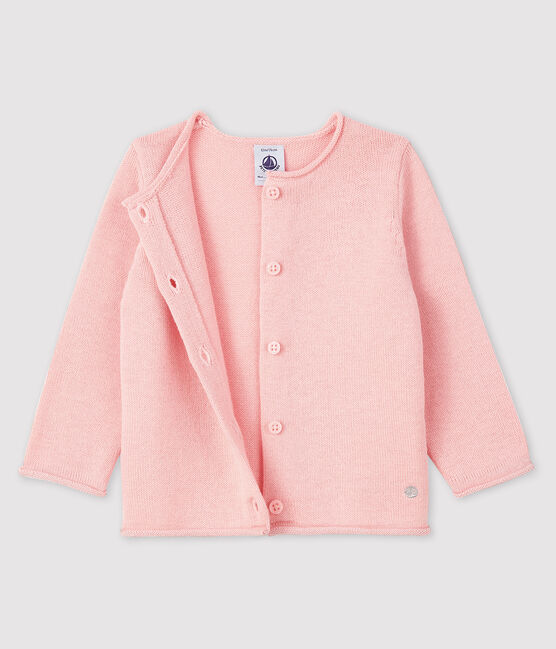 Cardigan manches longues bébé fille rose MINOIS