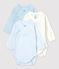 Lot de 3 bodies bébé en coton biologique variante 2