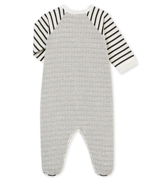 Dors bien b&eacute;b&eacute; gar&ccedil;on blanc/gris