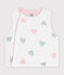Gilet sans manche r&eacute;versible b&eacute;b&eacute; en coton imprim&eacute; blanc/multicouleur