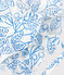 Capeline bébé fille en popeline imprimé bleu MARSHMALLOW/ PORCELANA
