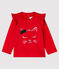 Blouse manches longues bébé fille rouge TERKUIT