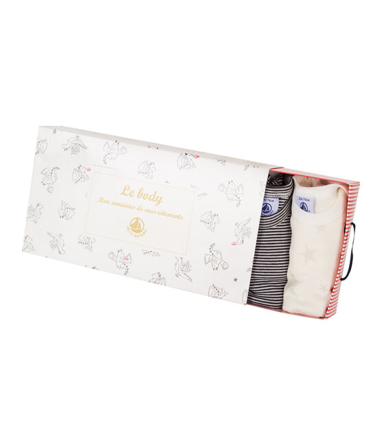 Lot de 5 bodies manches longues bébé garçon variante 1