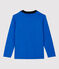 Tee-shirt manches longues en coton enfant garçon bleu RUISSEAU