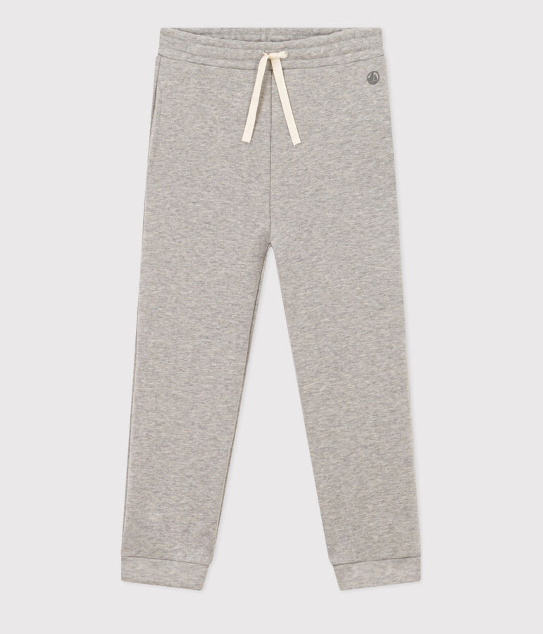 Pantalon de jogging en molleton enfant fille gris CHATON CHINE