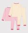 Lot de pyjamas enfant en coton imprim&eacute; multicouleur