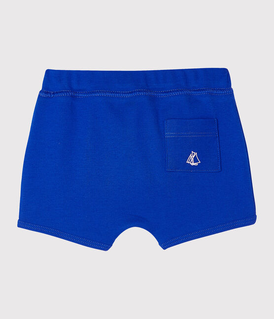 Short bébé mixte uni bleu SURF