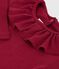 Tee-shirt enfant manches longues en coton uni AMARANTE