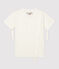Tee shirt Femme/Homme Christoph Rumpf x Petit Bateau blanc MARSHMALLOW