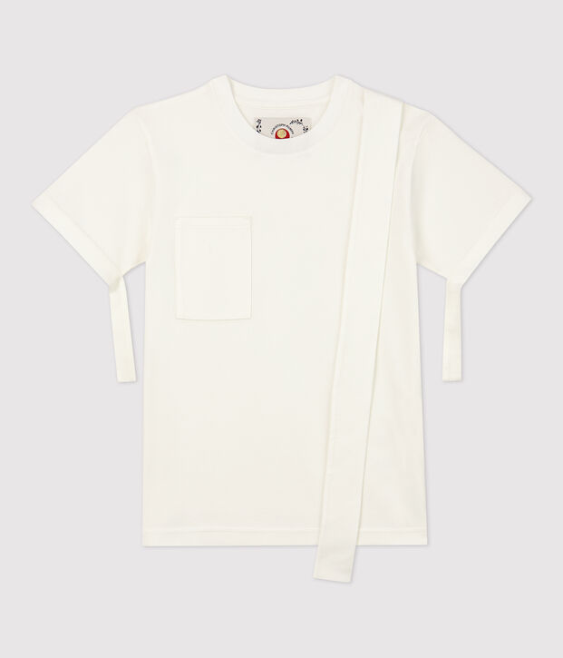 Tee shirt Femme/Homme Christoph Rumpf x Petit Bateau blanc