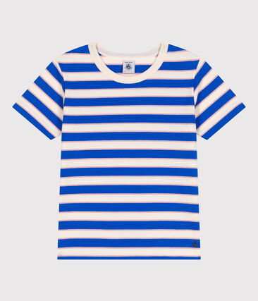 Teeshirt enfant en coton manches courtes à rayures