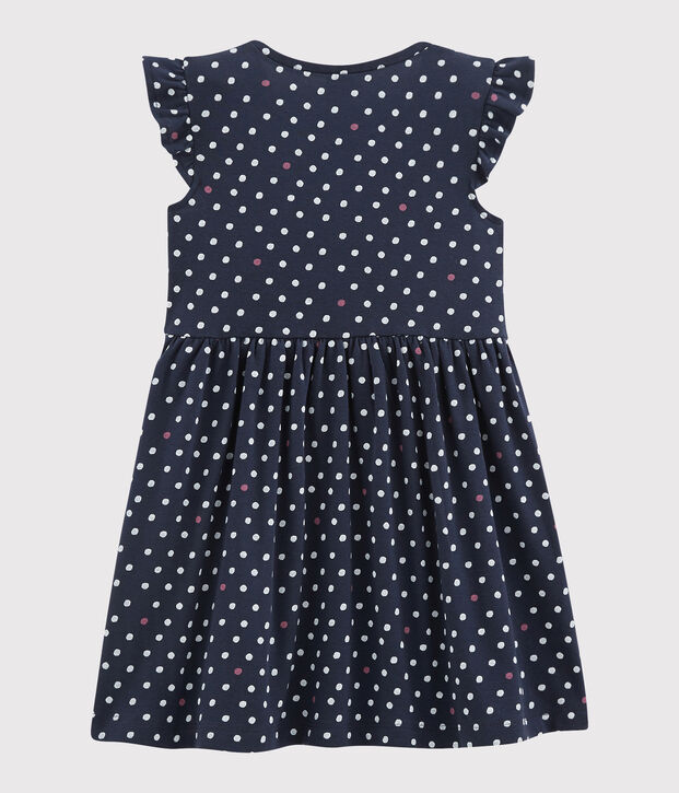 Robe enfant fille bleu/multicouleur