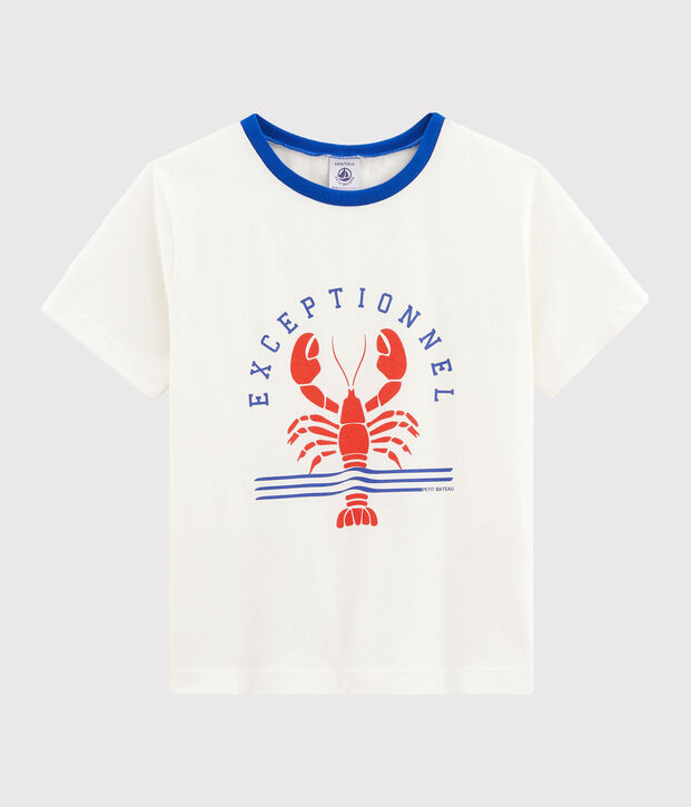 Tee-shirt enfant garcon blanc
