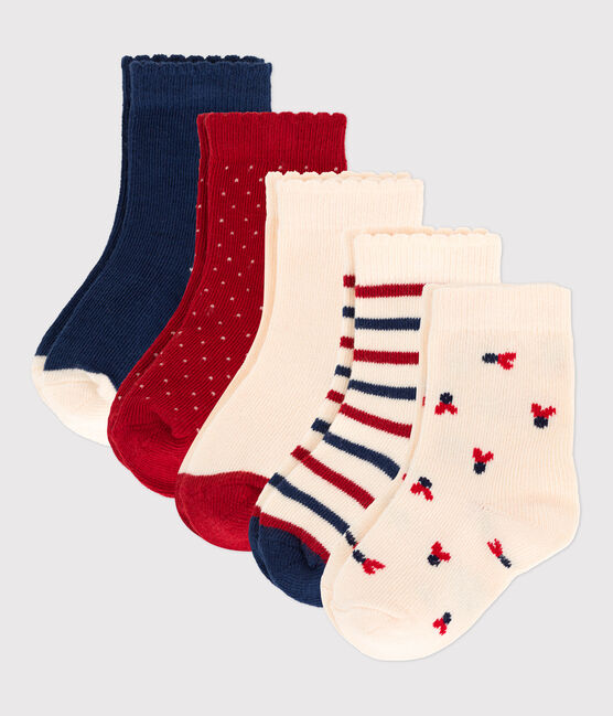 Lot de 5 paires de chaussettes bébé variante 1
