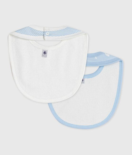 Lot de bavoirs bébé en coton imprimé baleine variante 1