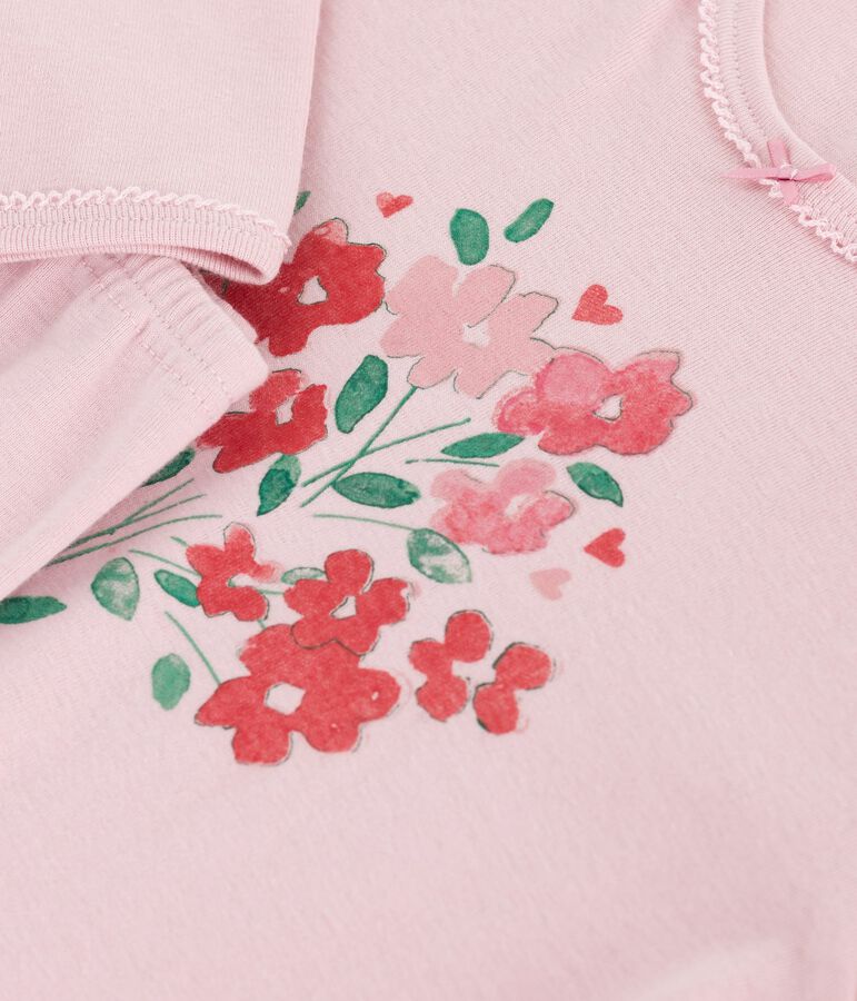 Pyjama enfant en coton rose JOLI