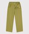 Pantalon enfant en coton vert