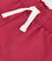Pantalon en serge de coton enfant fille rose PAPI