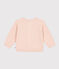 Cardigan en tricot de coton bébé rose SALINE