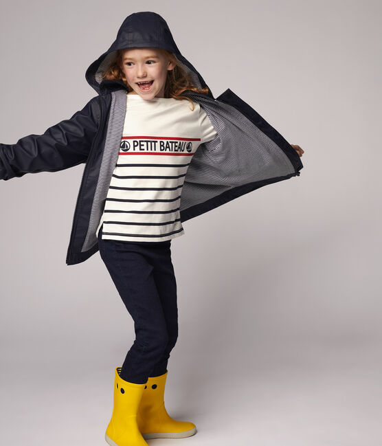 Tee-shirt en jersey enfant fille - garçon blanc MARSHMALLOW