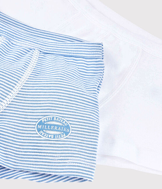 Lot de 2 boxers petit garçon en coton biologique variante 1
