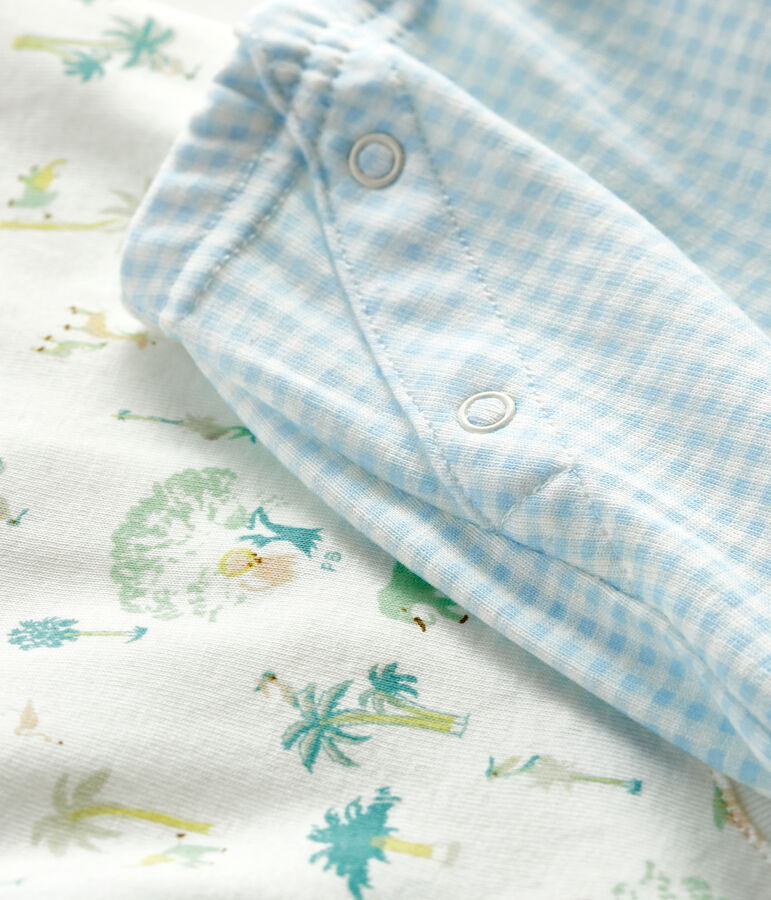 Ensemble 2 pi&egrave;ces b&eacute;b&eacute; gar&ccedil;on blanc MARSHMALLOW/blanc MULTICO