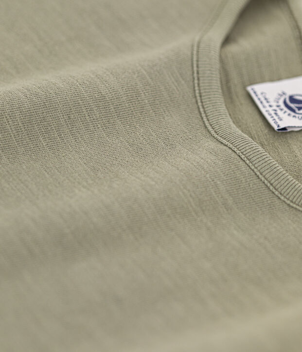 Tee-shirt manches courtes en coton enfant fille vert