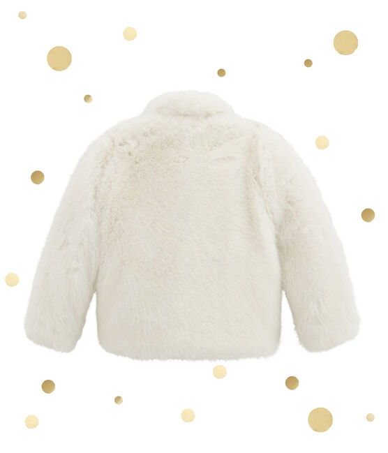 Manteau en fausse fourrure blanc MARSHMALLOW