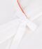 Cardigan cache-c&oelig;ur enfant en coton uni blanc