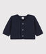 Cardigan bébé en tubique matelassé