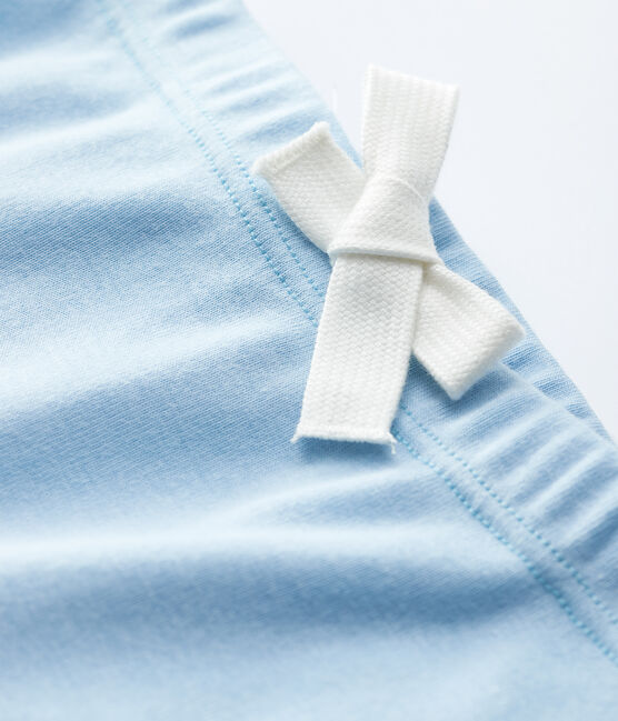 Short en coton bébé bleu JASMIN