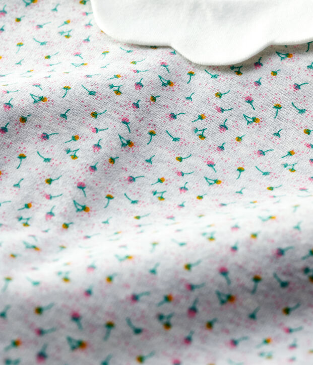 Robe en molleton b&eacute;b&eacute;. gris/multicouleur