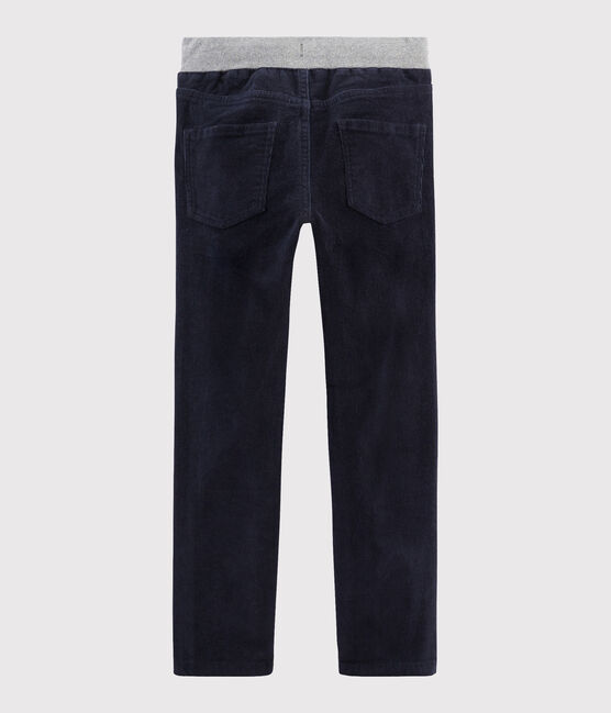 Velours enfant garçon bleu SMOKING