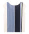 Tee-shirt manches courtes femme en lin blanc MARSHMALLOW/ MULTICO CN