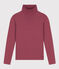 Tee-shirt col roulé L'ICONIQUE en coton Femme marron JUKE BOX