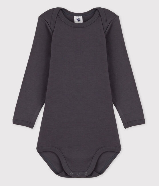 Body manches longues bébé fille gris MAKI