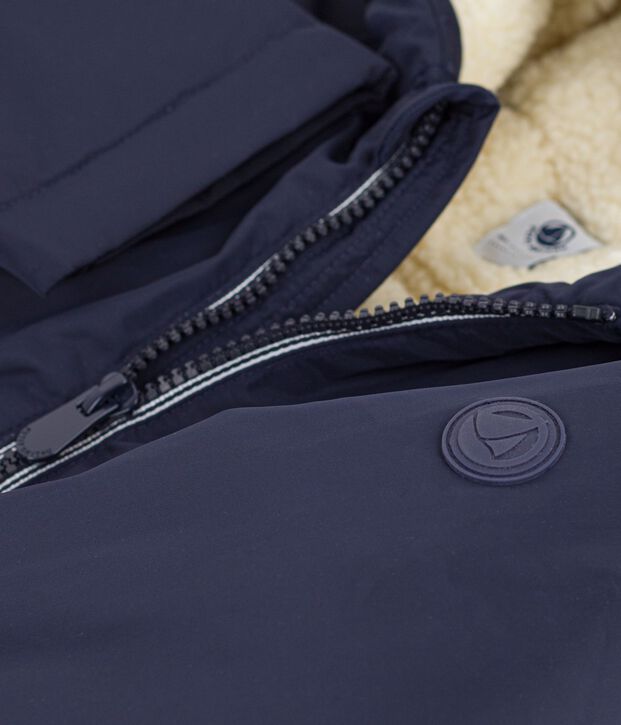 Parka enfant fille bleu marine