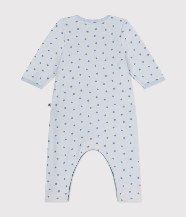 Bodyjama imprim&eacute; mini &eacute;toiles en velours b&eacute;b&eacute; bleu/bleu