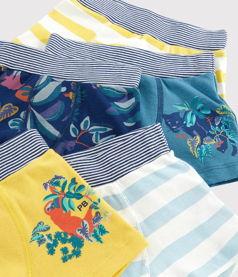 Lot de 5 boxers imprim&eacute; jungle petit gar&ccedil;on variante 1