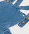 Robe sans manche bébé en denim léger bleu DENIM CLAIR