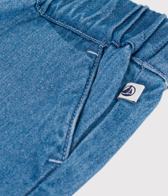 Short bébé en denim léger bleu DENIM CLAIR