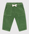 Pantalon en velours bébé vert PALMERAIE