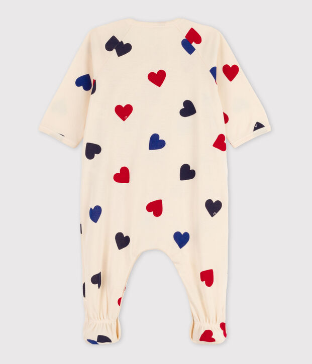 Dors bien c&oelig;ur b&eacute;b&eacute; en coton &eacute;cru/multicouleur