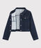 Veste en denim enfant fille bleu DENIM BLEU FONCE