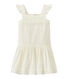 Robe de cérémonie fille dentelle et coton