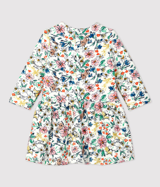 Robe matelassée bébé. blanc MARSHMALLOW/blanc MULTICO